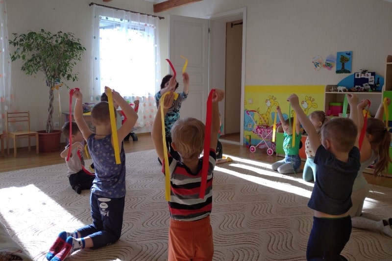 Детский сад на Москольце: занятия