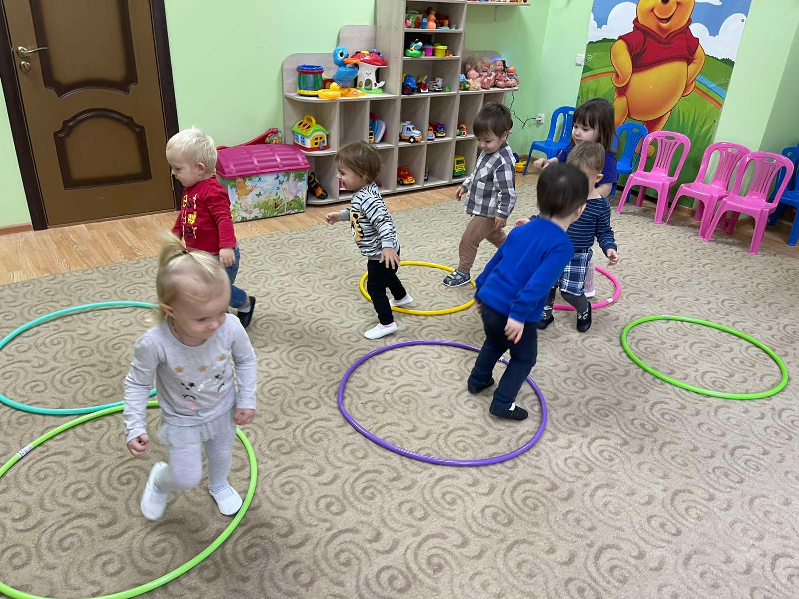 Дети в детском саду в Симферополе на Москольце 
